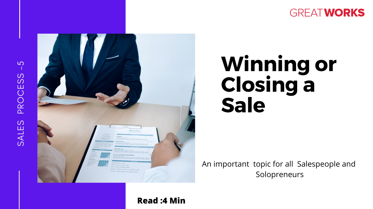 closing a sale