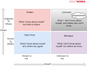 The Johari window box