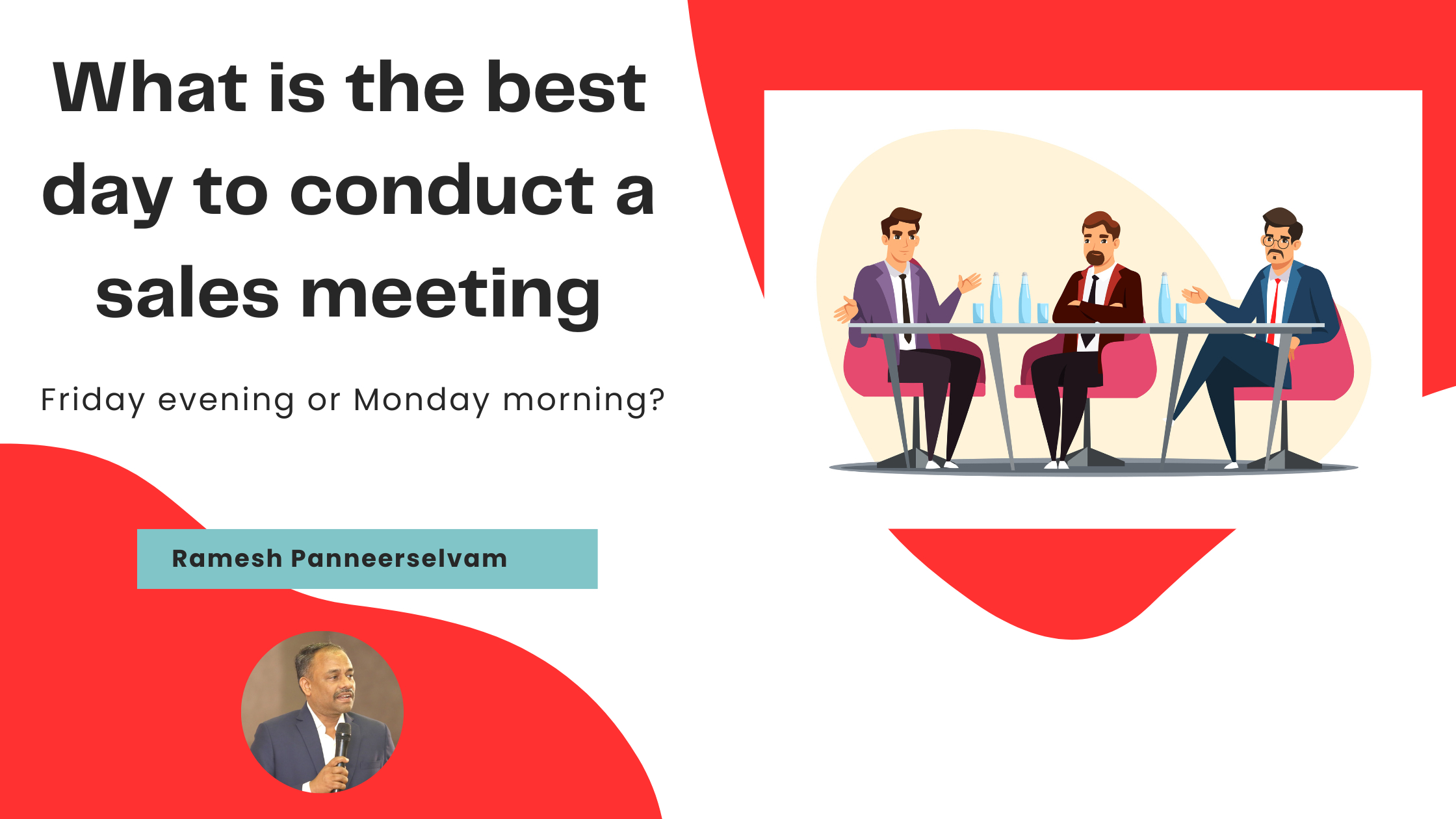 What is the best day to conduct a sales meeting